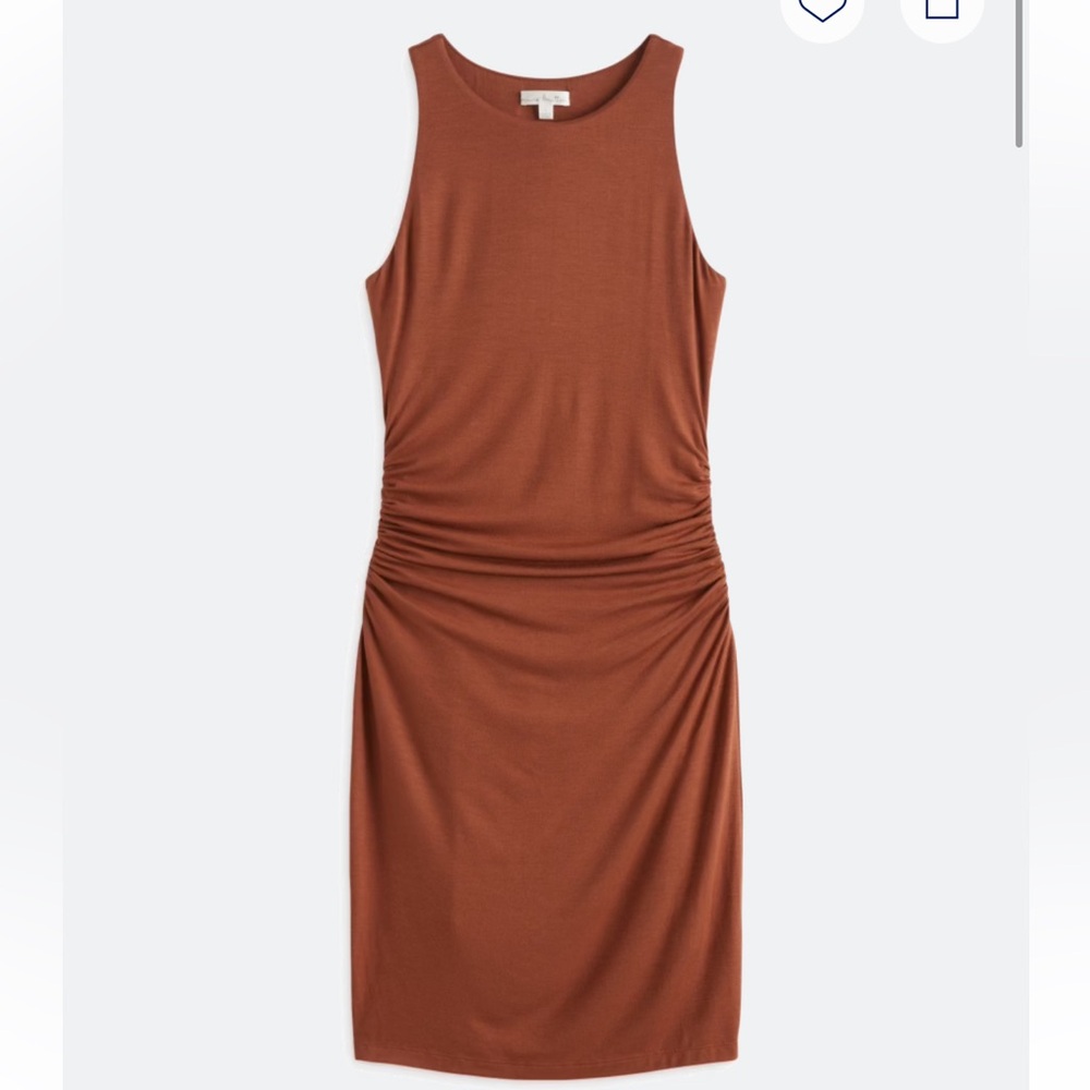 Ashley ruched fitted dress
